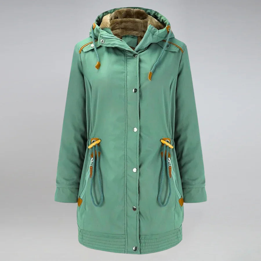 Warme Damen Parka Jacke Wasserdicht