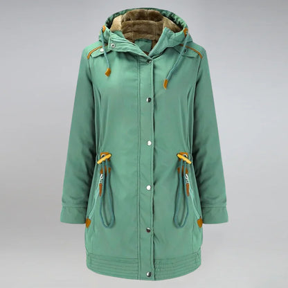 Warme Damen Parka Jacke Wasserdicht