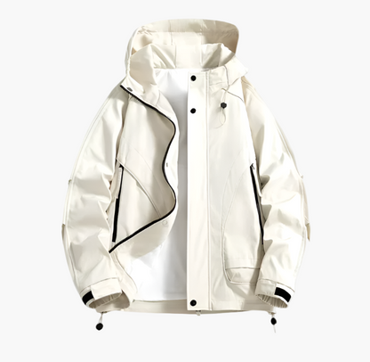 Wasserdichte Outdoor-Jacke Sportlich Funktionsdesign - IdealeKleiden