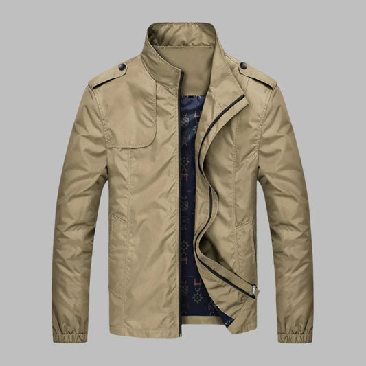 Herren Jacke Reißverschluss Praktisch Alltag - IdealeKleiden