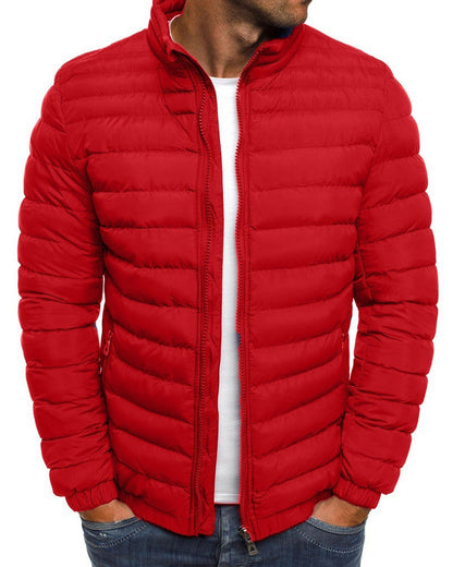 Einfache Stehkragenjacke Vielfältige Farben