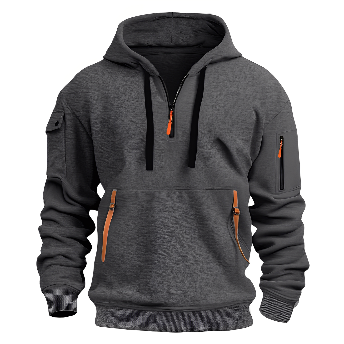 Bequeme Hoodie für Männer mit Halbzip