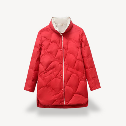Warmes Wintersportjacke Damen Daunen gefüttert