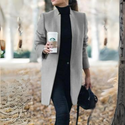 Eleganter Damen Wintermantel Zeitlos Chic - IdealeKleiden