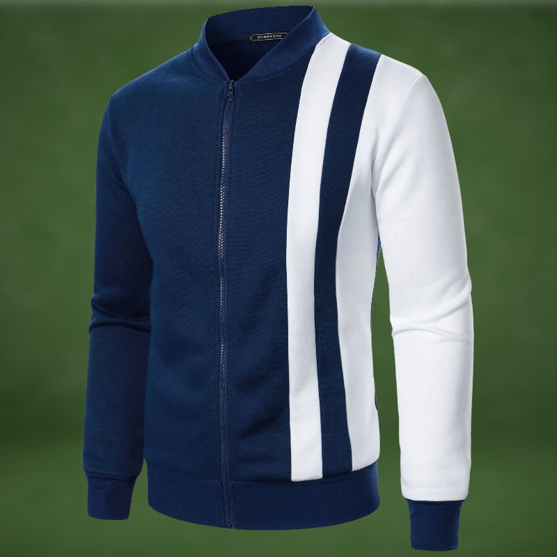 Sportliches Sweatshirt Reißverschluss Polyester Mix