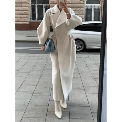 Trenchcoat Damen Elegant Winter Mantel - IdealeKleiden