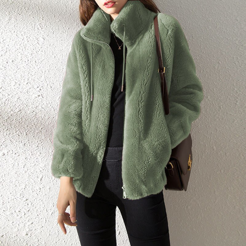 Luxus Pelzmantel Damen Elegant Lang - IdealeKleiden