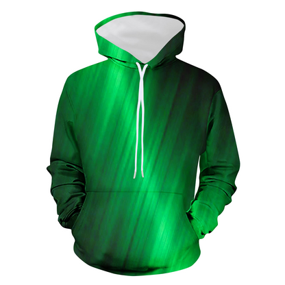 Herren Strickpullover Streifen Kapuze