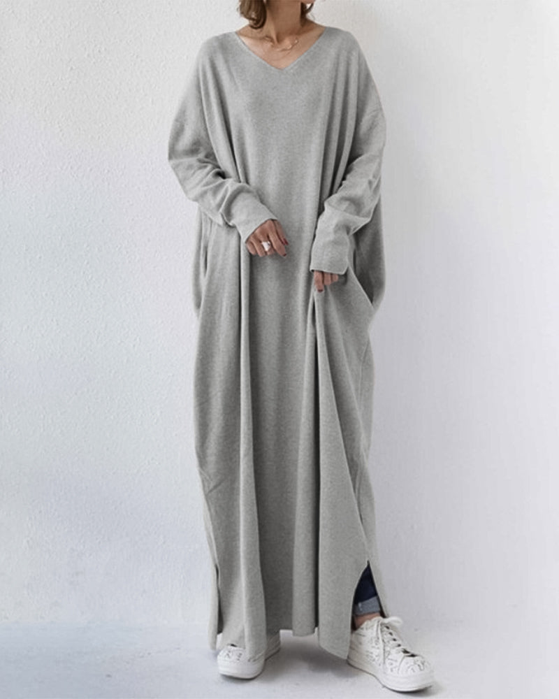 Kleid Mit Pullover Look Modern