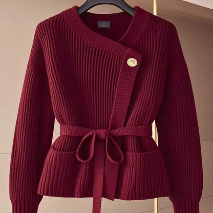 Lange Damenstrickjacke Elegent