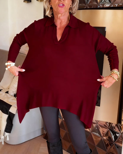 Elegante Bluse Langarm Oberteil