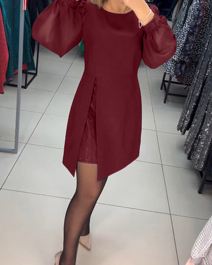 Elegantes Damenkleid Einfarbig