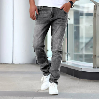 Herren Skinny Jeans Stretch Denim
