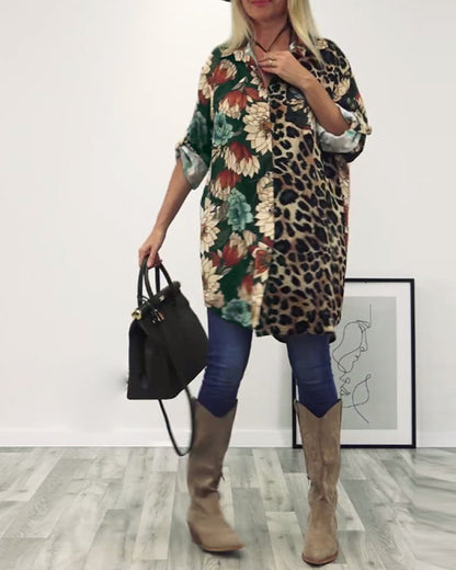 Stylisches Hemd Leopardenprint Trendy