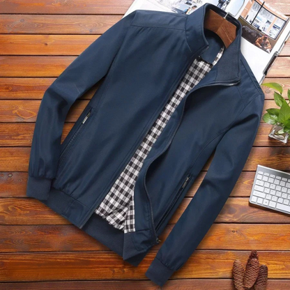 Stilvolle Herrenjacke Sommer Leicht Winddicht