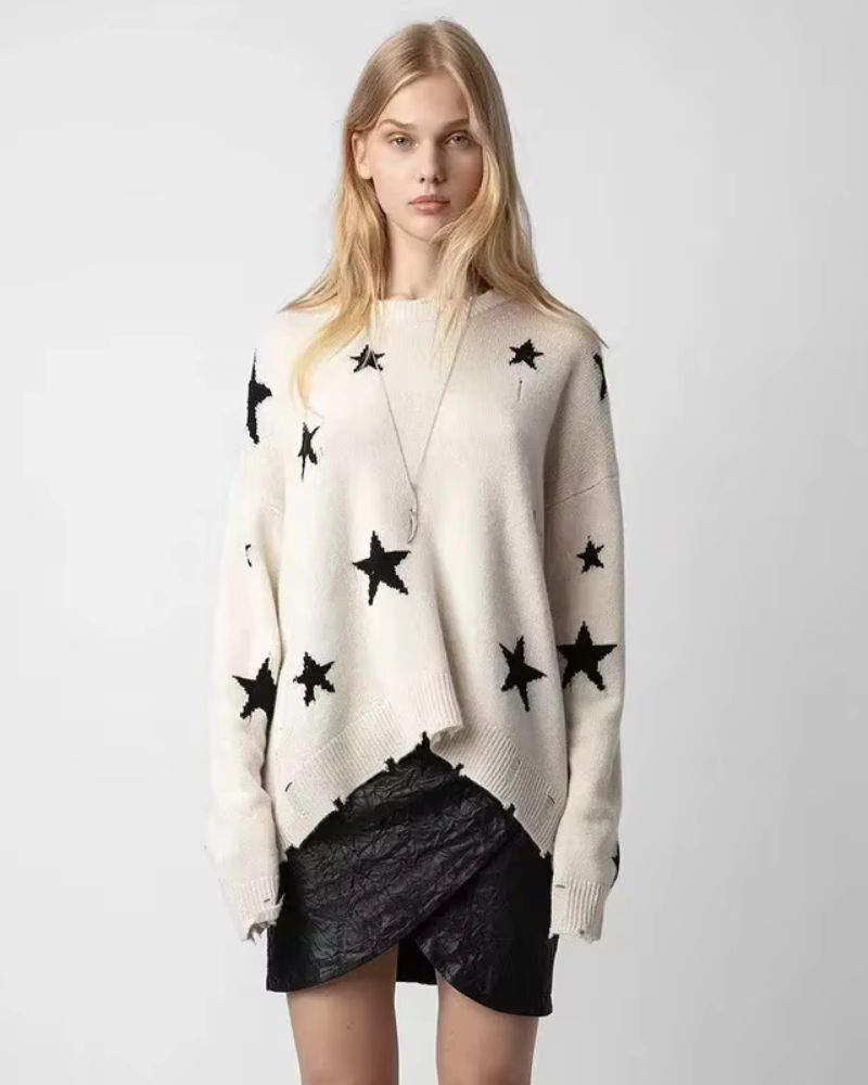 Weiche Cashmere Strickjacke Oversized - IdealeKleiden