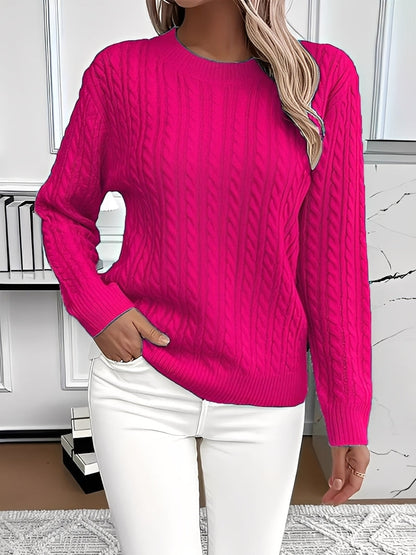 Weicher Damen Strickpullover Gemütlich