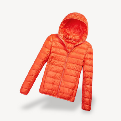 Leichte Damen Pufferjacke Kapuze