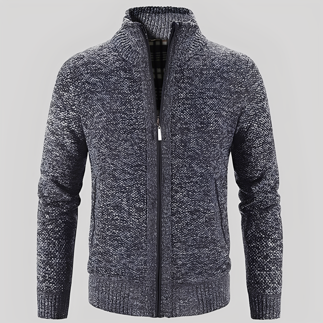 Praktischer Herren Cardigan mit Reißverschluss