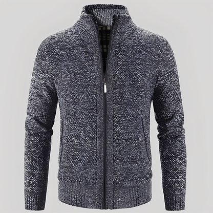 Praktischer Herren Cardigan mit Reißverschluss
