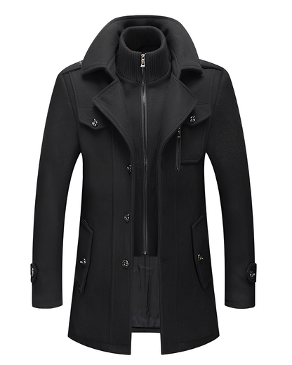 Männer Winterjacke Doppelkragen Trendy