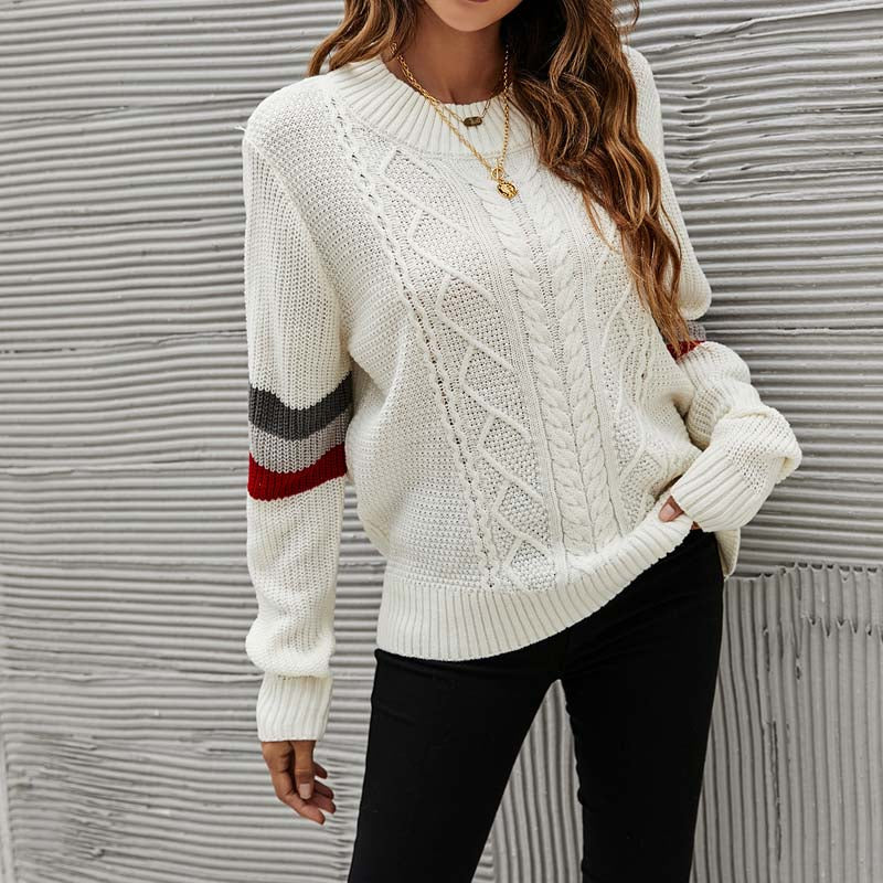 Weiche Pullover Mit Zopfmuster Hochwertig - IdealeKleiden