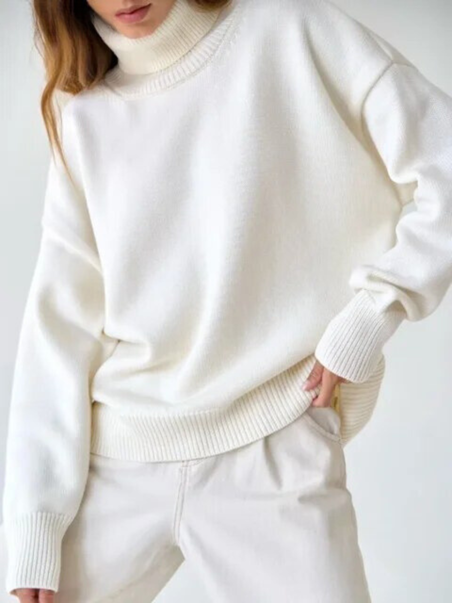 Modischer Strickpullover Bequem Stylisch - IdealeKleiden