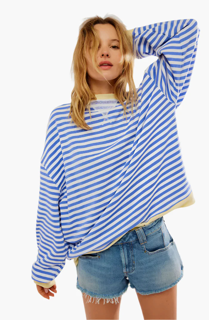 Großer Herbstpullover Oversized