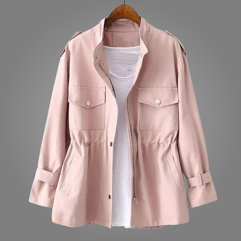 Frauen Überrock Elegant Lang
