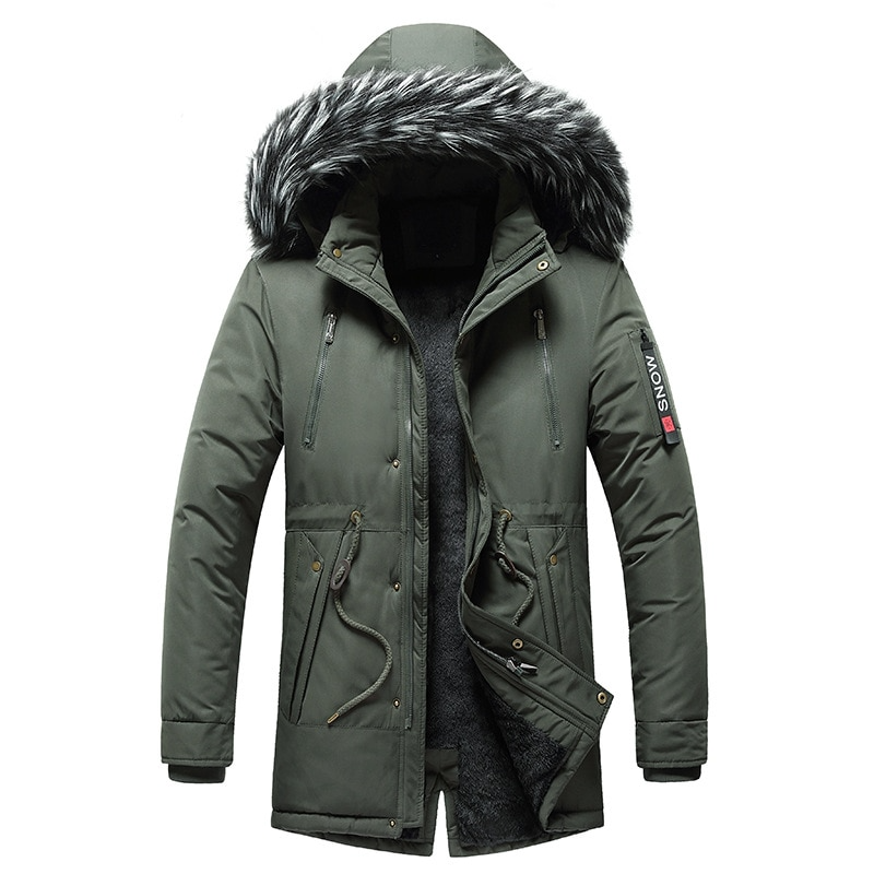 Herren Parka Warm Isoliert