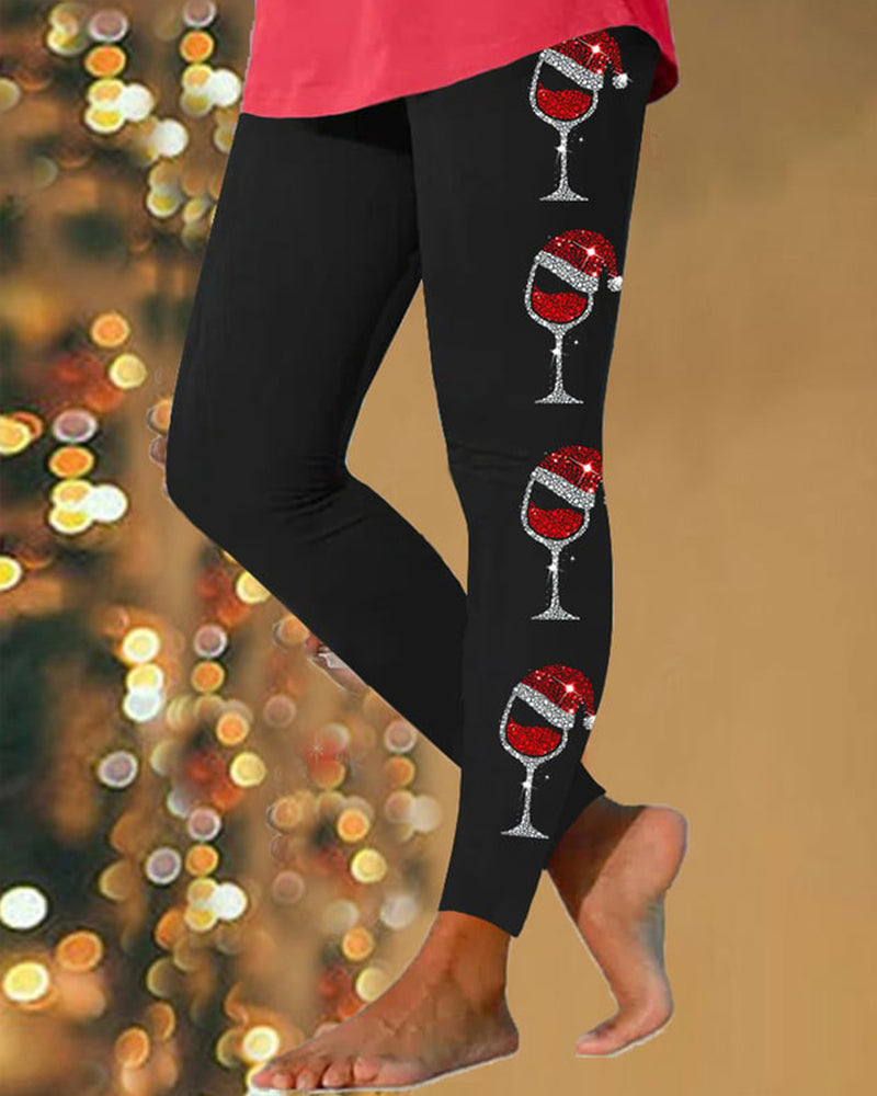 Weihnachtspullover für Damen mit Wein Aufdruck - IdealeKleiden