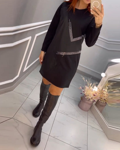 Farbenfrohes Frauenkleid Modern Design