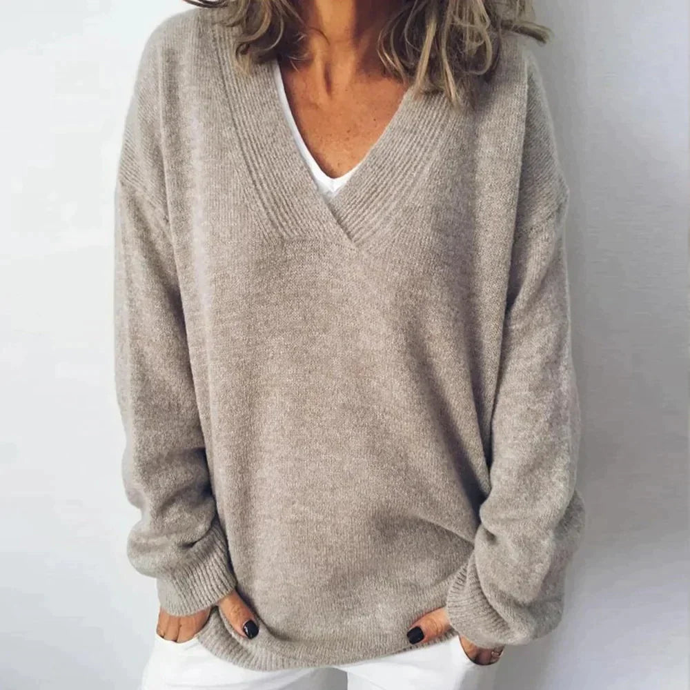 Weicher Strickpullover Luxus Qualität