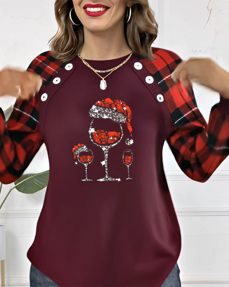 WeinGläser Karo Design Geschenk - IdealeKleiden