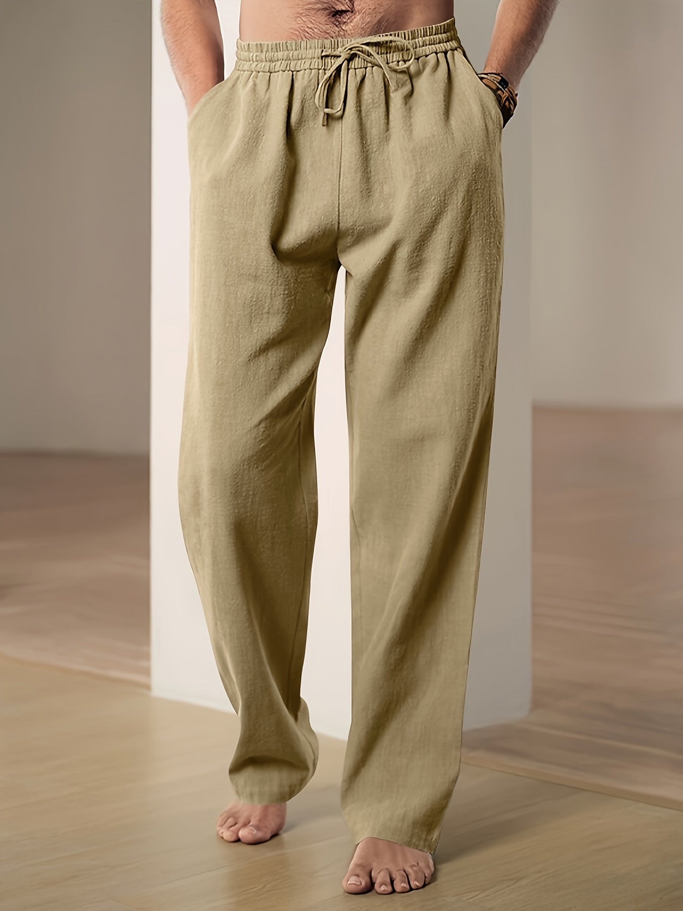 Bequeme Herrenhose Freizeitlocker Mit Kordelzug