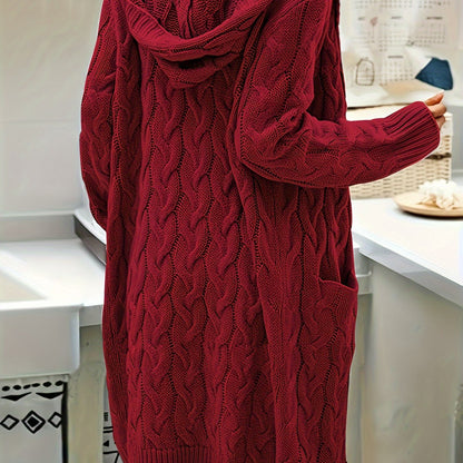 Kapuzenjacke Damen Lang Elegant