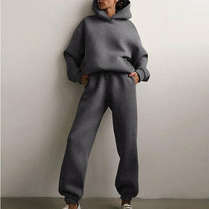 Warmes Winter-Outfit Kapuzenpullover Set
