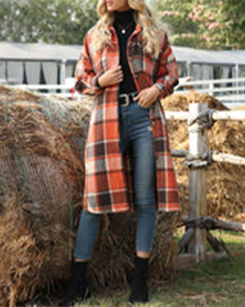 Stylischer Wintermantel mit Knöpfen