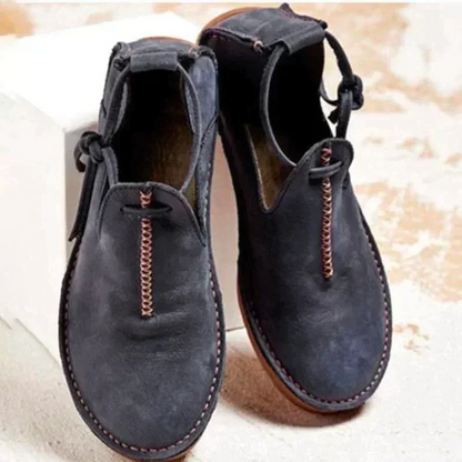 Herbstliche Lederstiefel Damen - IdealeKleiden