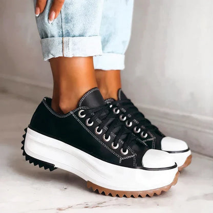 Bequeme Damen Sneaker Alltagschuhe Freizeit