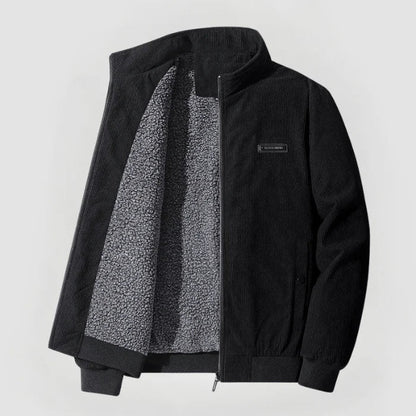 Herren Jacke Cord Warm Fleece Innenfutter