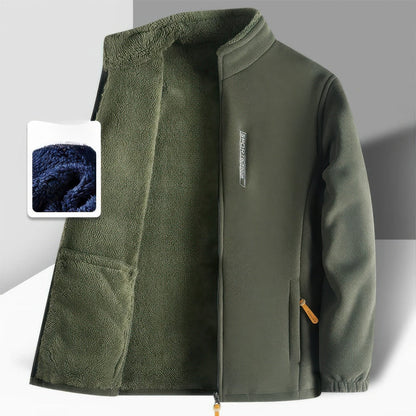 Warmes Winterkleid Fleece Gefüttert Modern