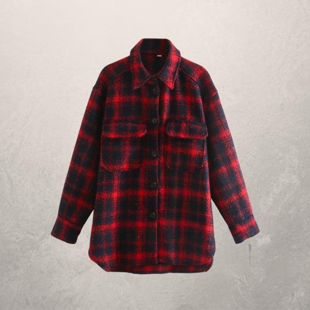 Große Shirtjacke Bequem Oversized mit Knöpfen