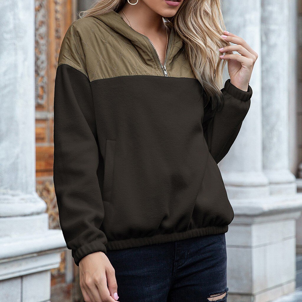 Kuschelige Hoodie Damen mit Fleece und Taschen