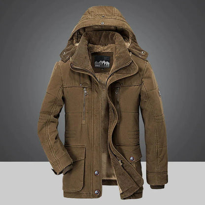 Warme Daunenjacke Winterkönig Style