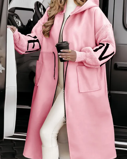 Bequeme Freizeit-Hoodie mit Weichen Ärmeln