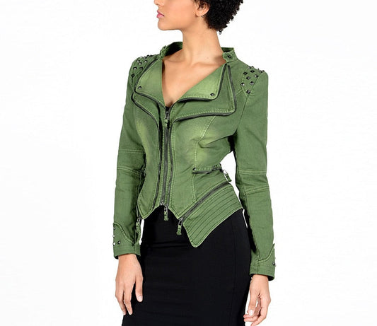 Stylische Damenjacke Funky Design - IdealeKleiden