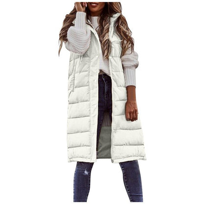 Eleganter Ärmelloser Wintermantel