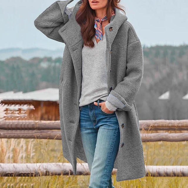 Stylischer Herbstmantel Damen Modisch Elegannt