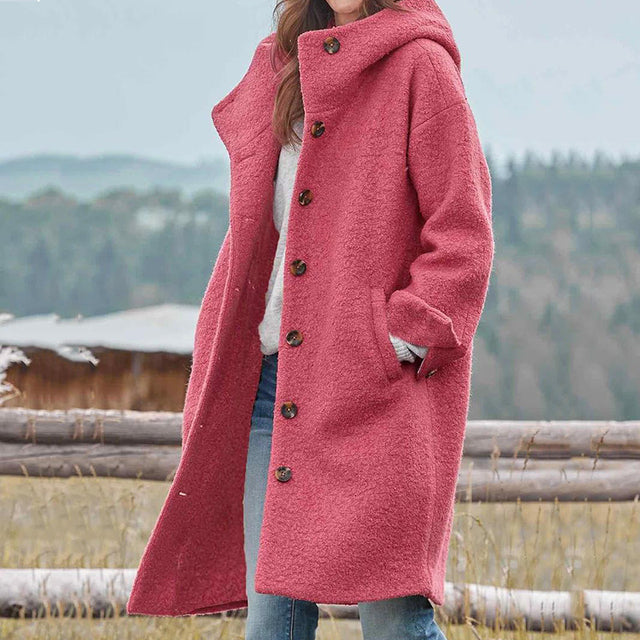 Modischer Damenmantel Herbst